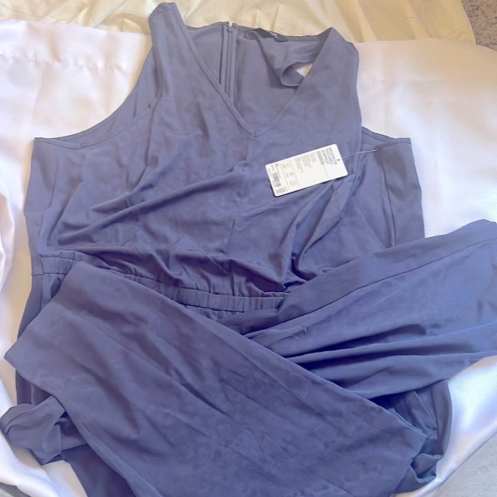 Athleta Leopard Jumpsuit NWT